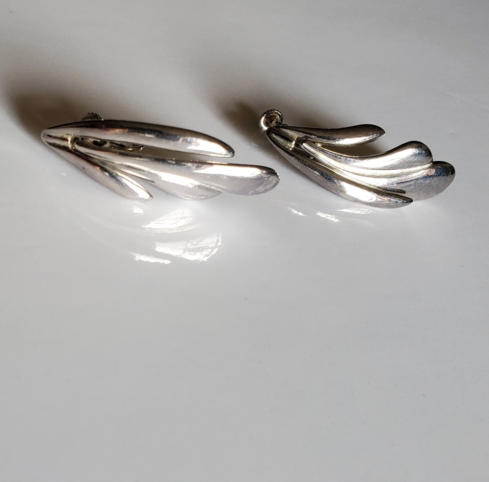 Vtg. Patented Earrings